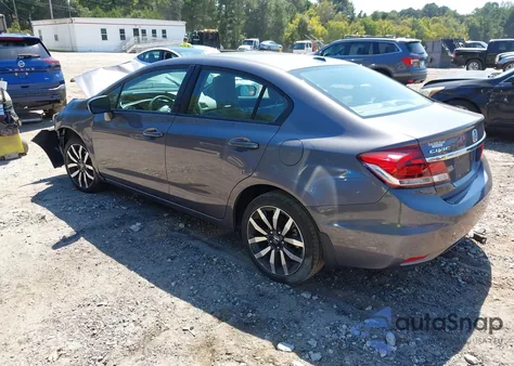 2014 Honda Civic Ex-L из США, поврежденный, VIN 19XFB2F93EE068703